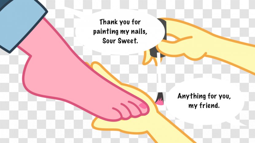 Thumb Sour Sweet Foot Nail - Watercolor - Sweets Transparent PNG