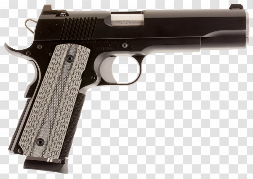 Dan Wesson Firearms M1911 Pistol 10mm Auto - Handgun Transparent PNG