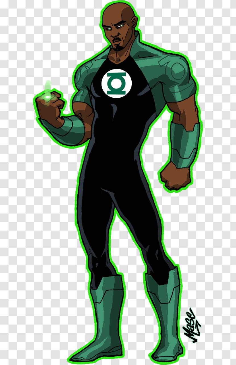 John Stewart Green Lantern Corps Hal Jordan Young Justice - Kyle Rayner Transparent PNG