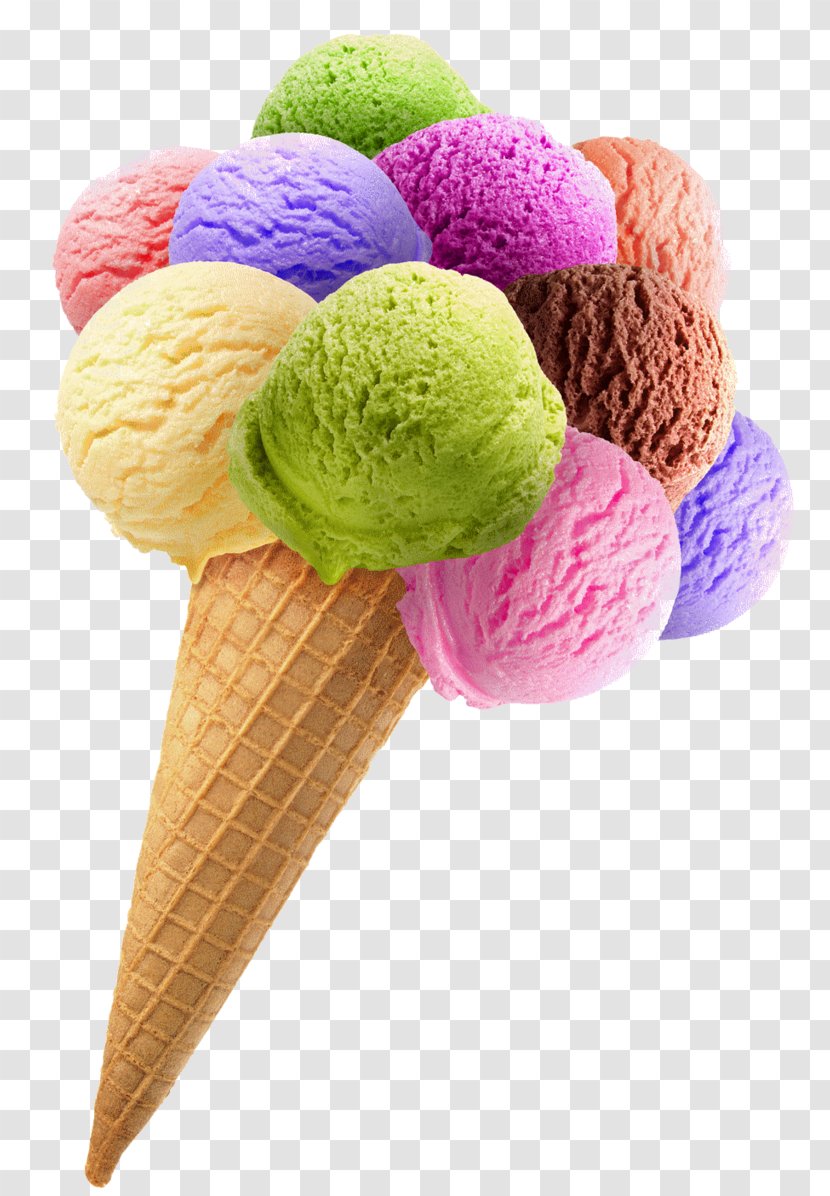Ice Cream Cones Cupcake Frozen Yogurt - Magenta Transparent PNG