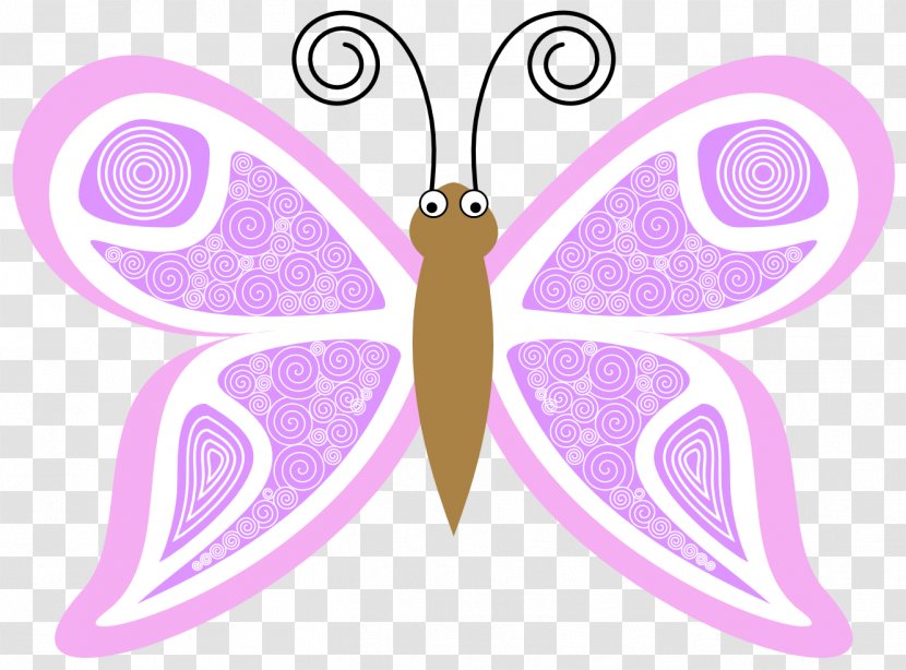 Cartoon Butterfly Clip Art - Moths And Butterflies Transparent PNG