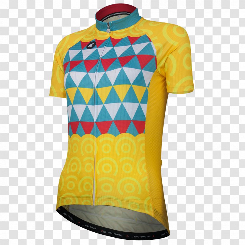 T-shirt Cycling Jersey Clothing - Bib - Cyclist Front Transparent PNG
