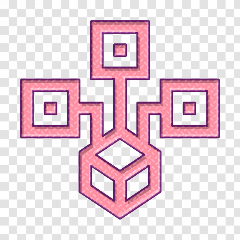 Blockchain Icon Distributed Icon Network Icon Transparent PNG