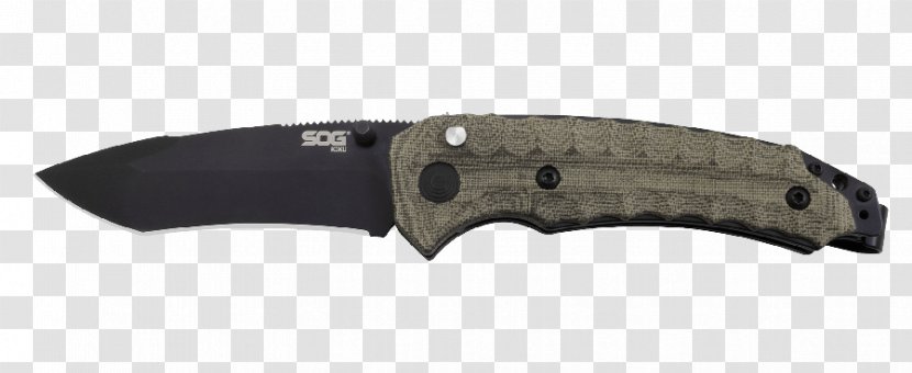 Pocketknife SOG Specialty Knives & Tools, LLC VG-10 Blade - Hunting Survival - Sog Trident 30th Transparent PNG