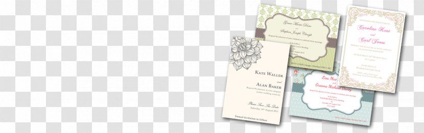 Paper Brand Font - Product - Celebration Wedding Invitation Transparent PNG