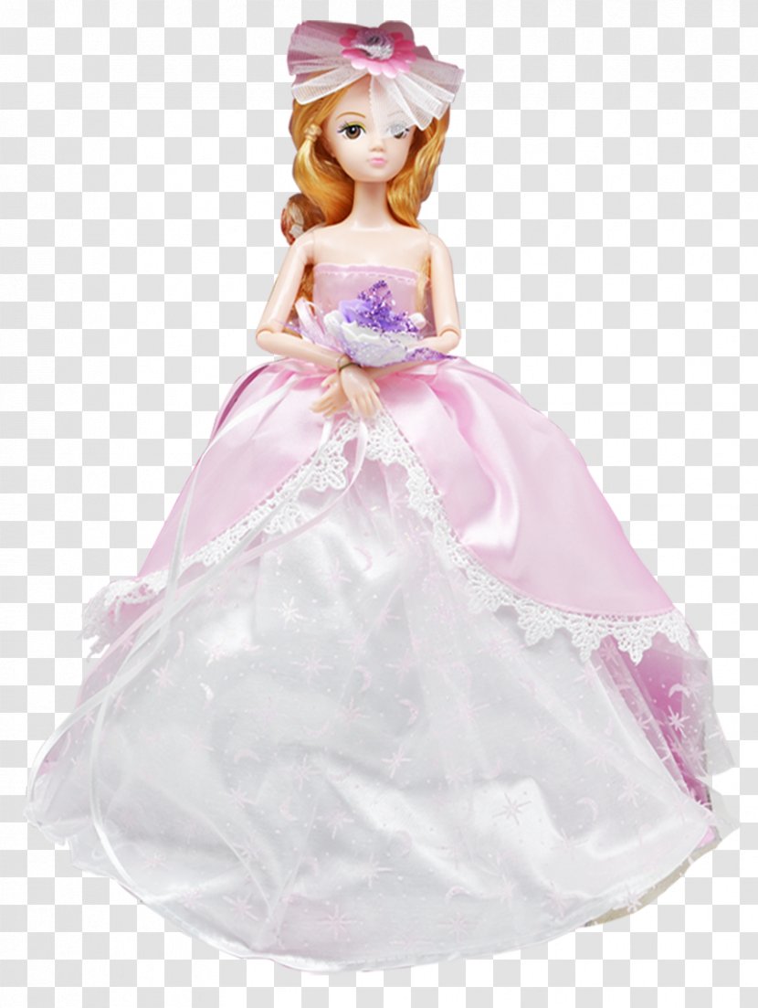 Barbie Doll Wedding Dress - Princess Transparent PNG
