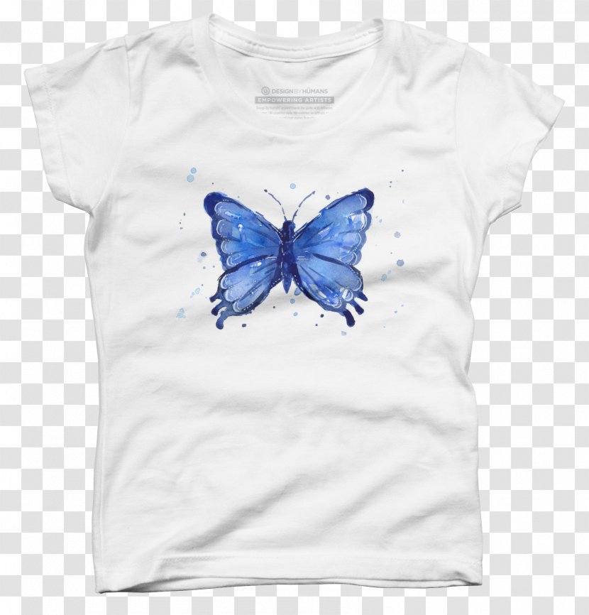 Butterfly T-shirt Watercolor Painting Printmaking - White Transparent PNG