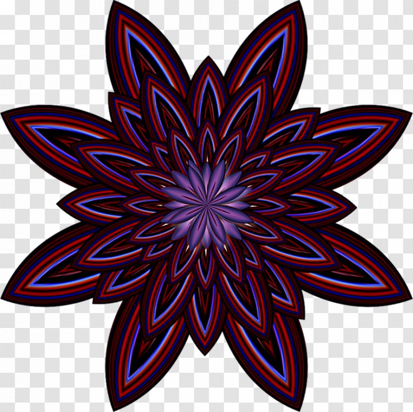Petal Symmetry Symbol Pattern - Flowers Lila Transparent PNG