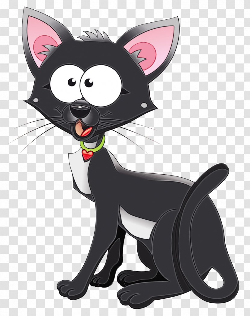 Cat Lady Whiskers Kitten Cattery - Drawing - Tail Animation Transparent PNG