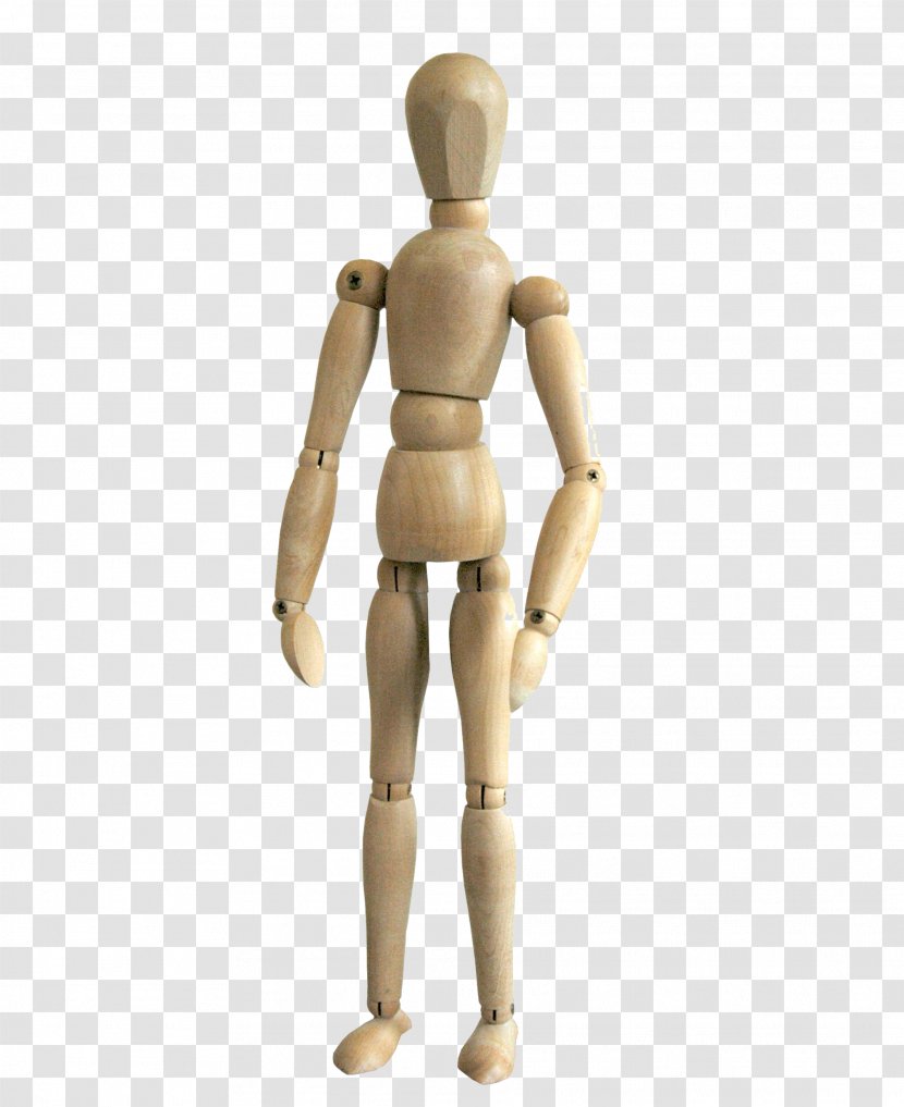 Mannequin Wood Puppet Tree Figurine - Muscle Transparent PNG