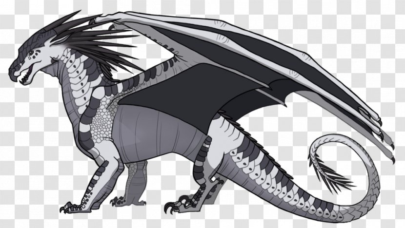 Dragon Wings Of Fire Wikia Drawing - Merge Dragons - Nightwing Lineart Transparent PNG