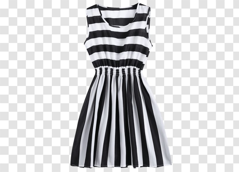 Little Black Dress Sleeve Shoulder Clothing - Cocktail - Striped Lines Transparent PNG