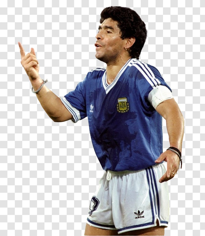 Diego Maradona Jersey 1986 FIFA World Cup T-shirt ユニフォーム - Captain Transparent PNG