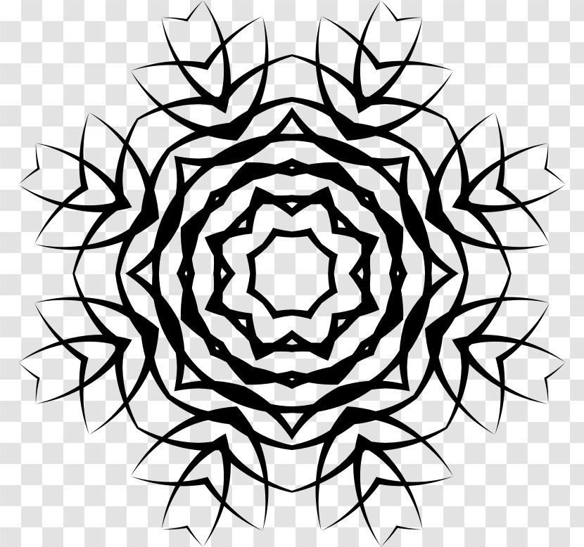 Line Art Madras College Visual Arts Clip - Plant - Flower Transparent PNG