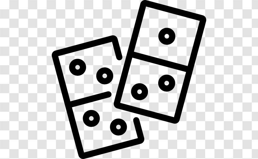 Dominoes Tabletop Games & Expansions Clip Art - Black And White Transparent PNG