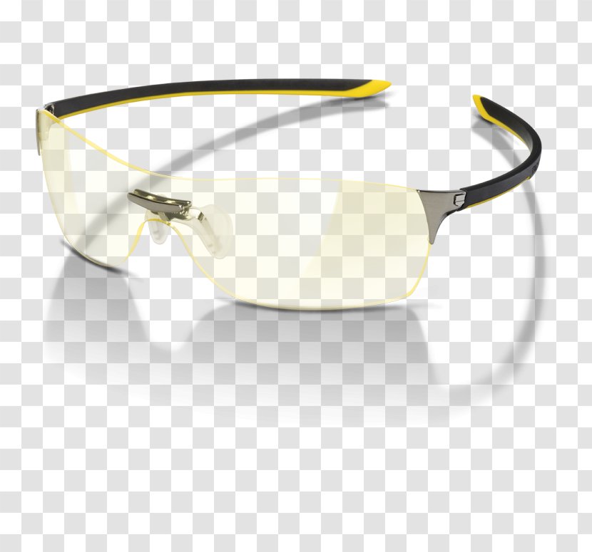 Goggles Sunglasses Yellow - Glasses Transparent PNG