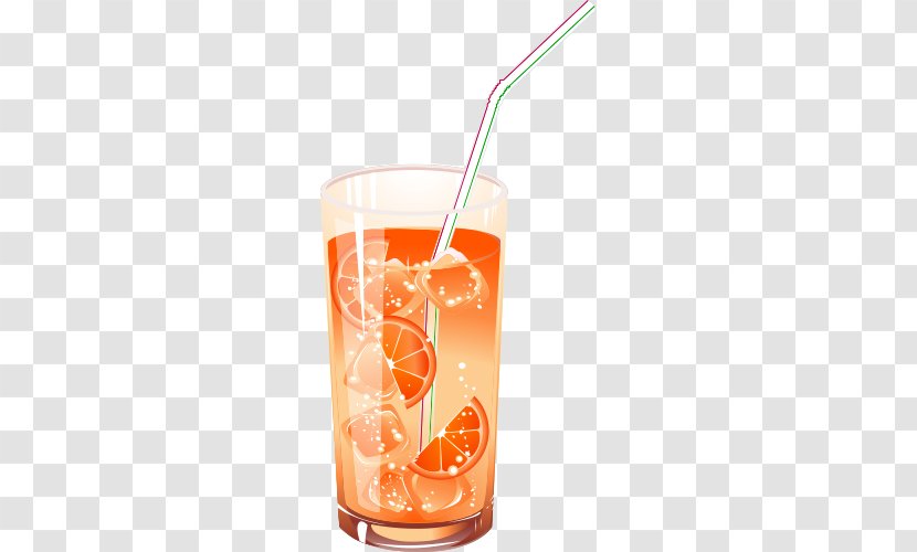 Orange Juice Cocktail Beer Drink - Cartoon Lemon Transparent PNG