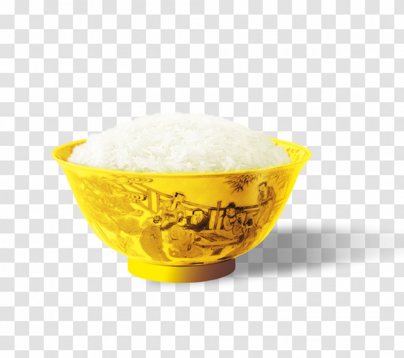 Food Cooked Rice Bowl - Yellow Transparent PNG