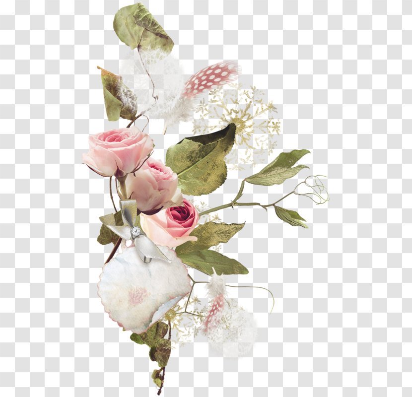 Garden Roses Centifolia Flower Bouquet - Flowering Plant Transparent PNG