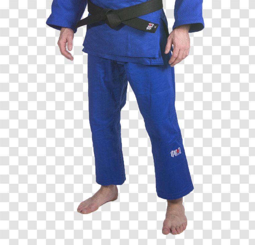 International Judo Federation Ippon Judogi Clothing - Blue Transparent PNG