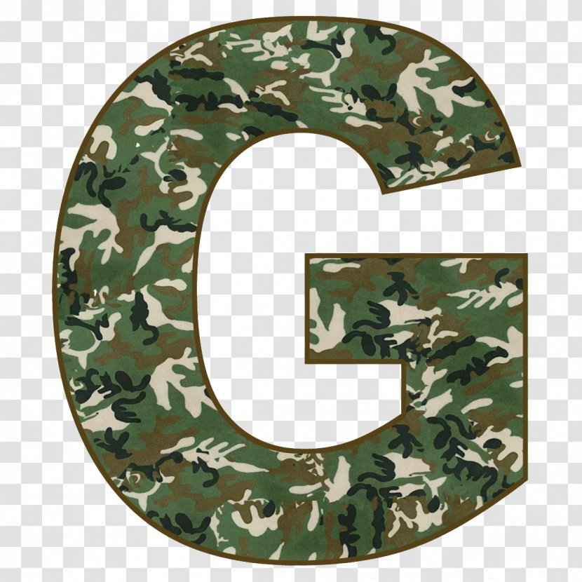 Military Camouflage Letter Alphabet - B Transparent PNG