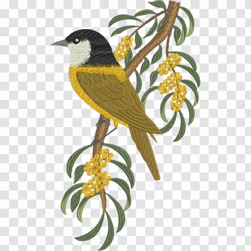 Finches Honeyeaters Machine Embroidery Bird - Beak Transparent PNG