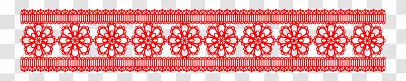 Lace Ribbon Textile Clip Art - Rectangle Transparent PNG