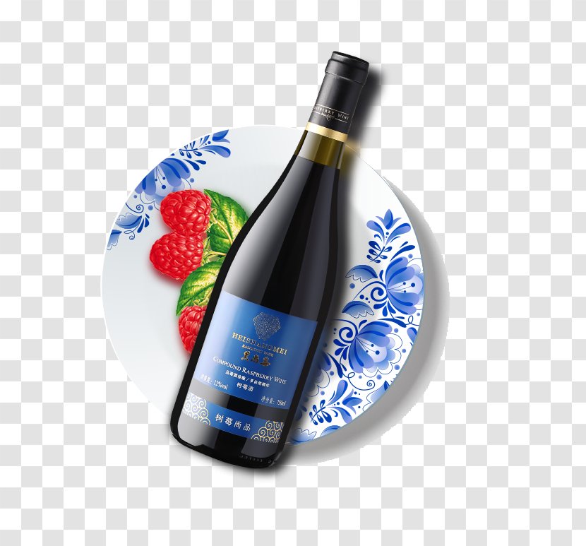 Red Wine Liqueur Computer File - Bottle - Western Transparent PNG