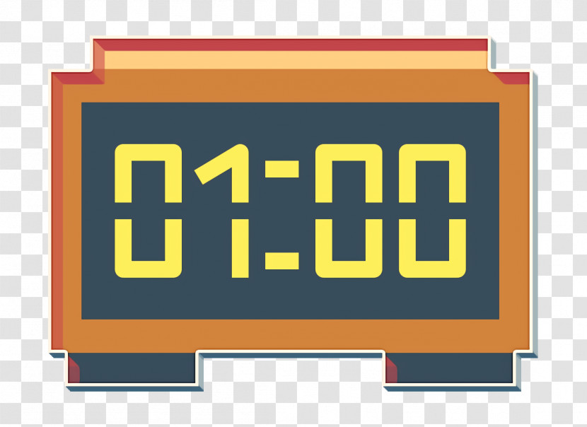 Digital Clock Icon Watch Icon Alarm Icon Transparent PNG