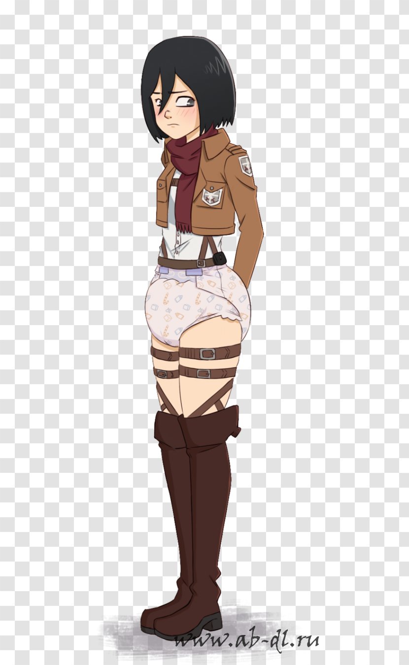 Costume Design Cartoon Shoulder - Trunk - Mikasa Transparent PNG