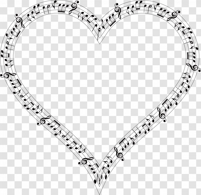 Musical Note Heart Theatre - Cartoon - Notes Transparent PNG