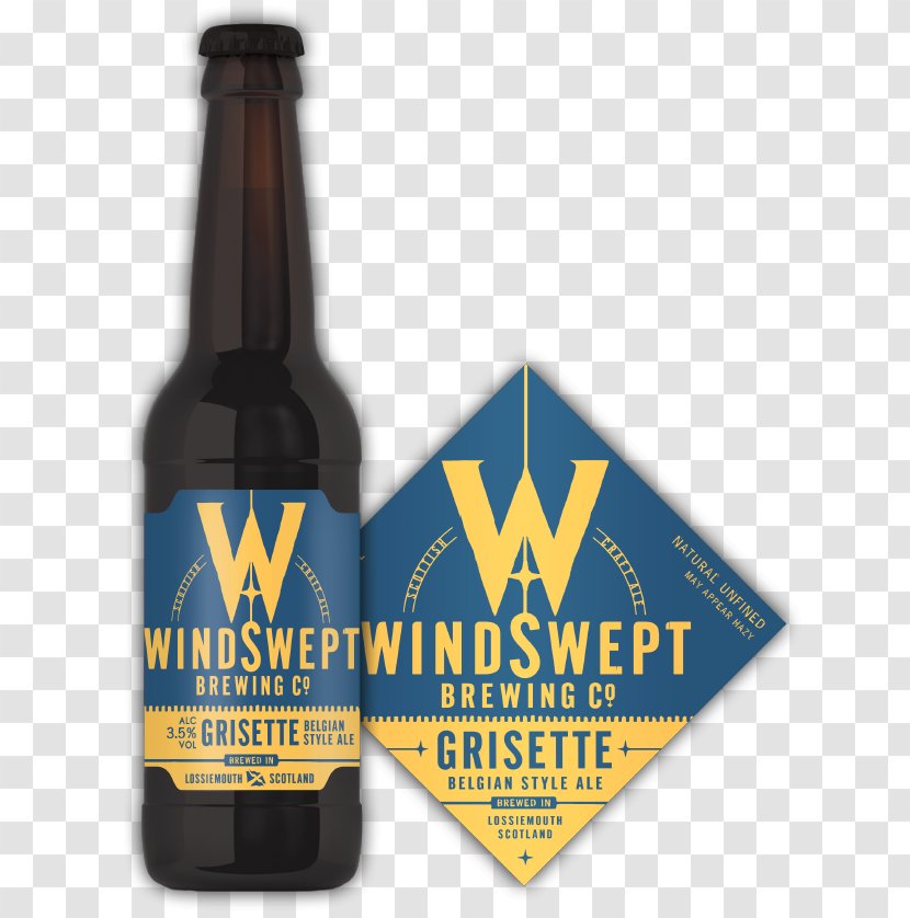 Beer Bottle Windswept Wolf (500ml) Glass Brewing Co - Port Wine Transparent PNG