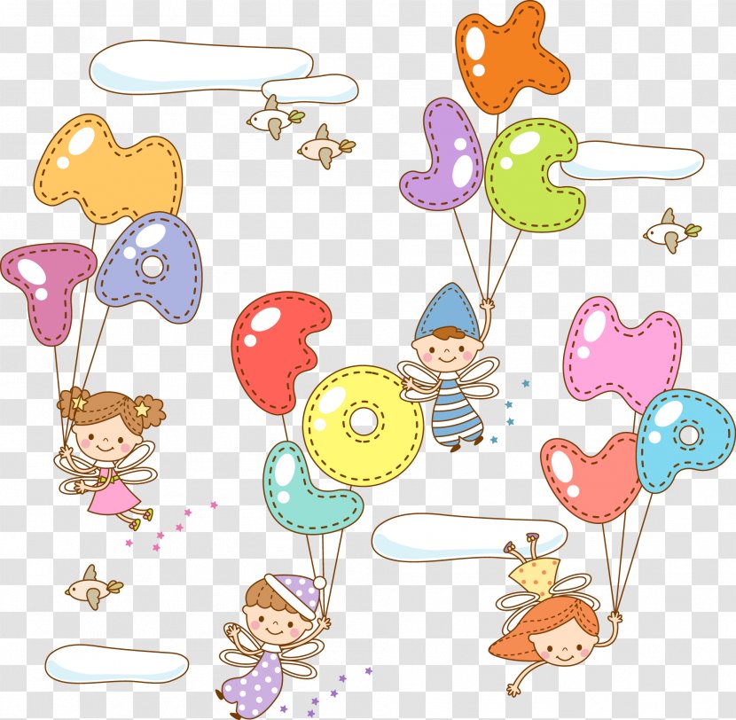 Cartoon Child Watercolor Painting Illustration - Vector Cute Wallpaper Transparent PNG