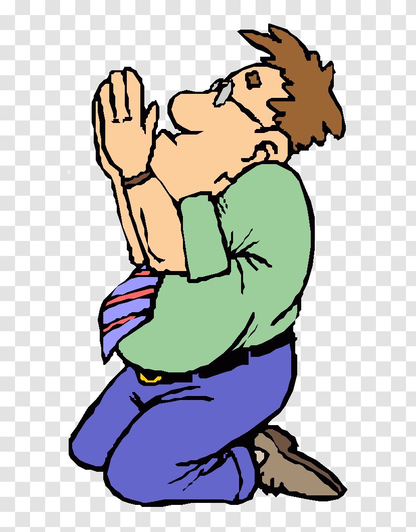 Prayer Clip Art Praying Hands Openclipart Illustration - God - Men In Transparent PNG