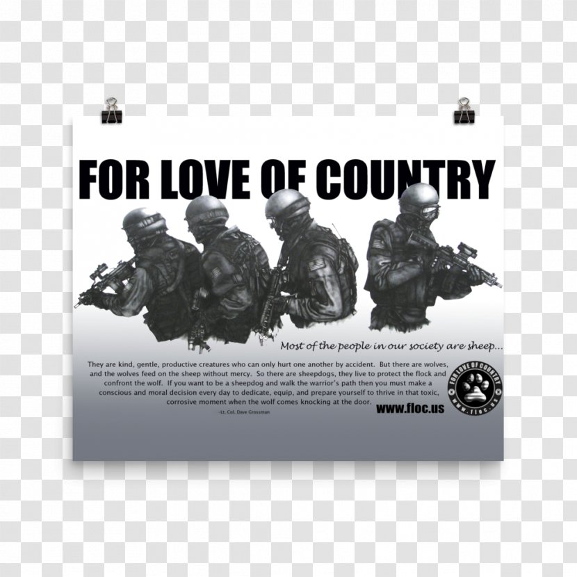 Motivational Poster Paper Old English Sheepdog - Photographic - Mockup Transparent PNG
