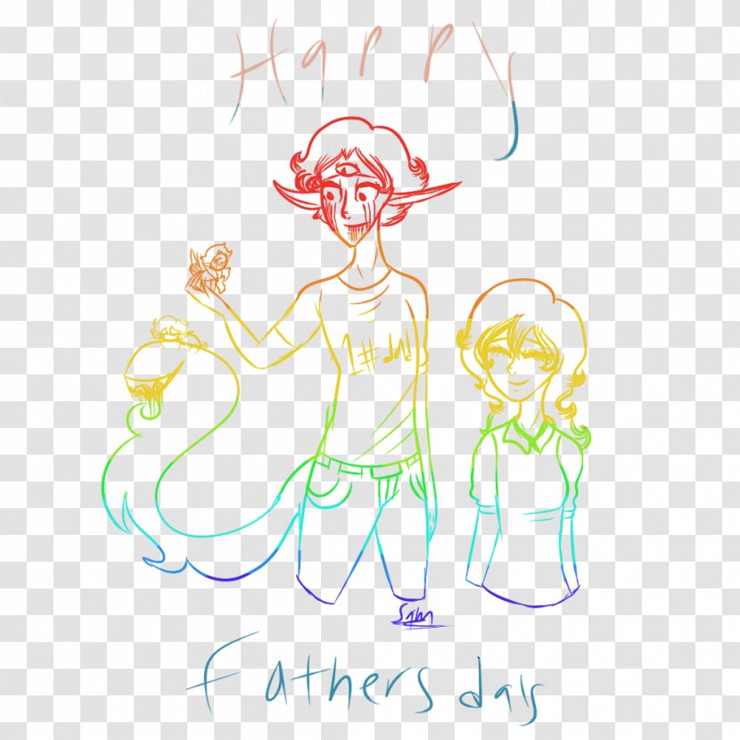 Drawing Line Art - Heart - Father's Day Transparent PNG