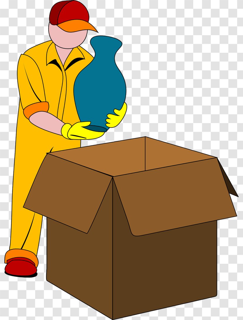 Mover Relocation Clip Art - Cardboard Box - 520 Clipart Transparent PNG