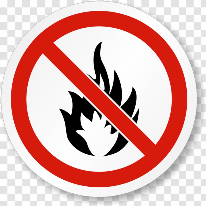 Fire Safety Flame Sign Symbol - Protection - No Smoking Transparent PNG