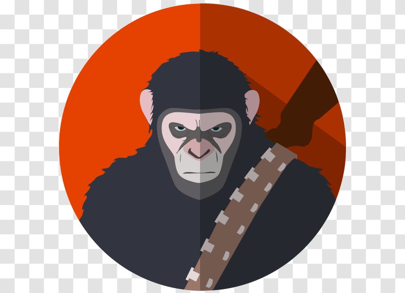 Monkey Facial Hair Cartoon Snout - Vertebrate Transparent PNG