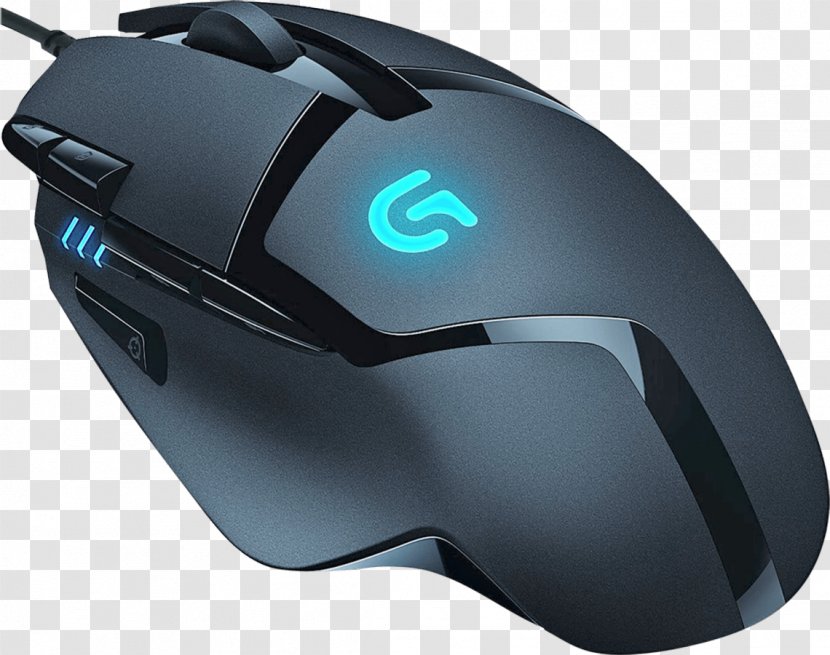 Computer Mouse Logitech G402 Hyperion Fury Amazon.com Optical - Personal Transparent PNG