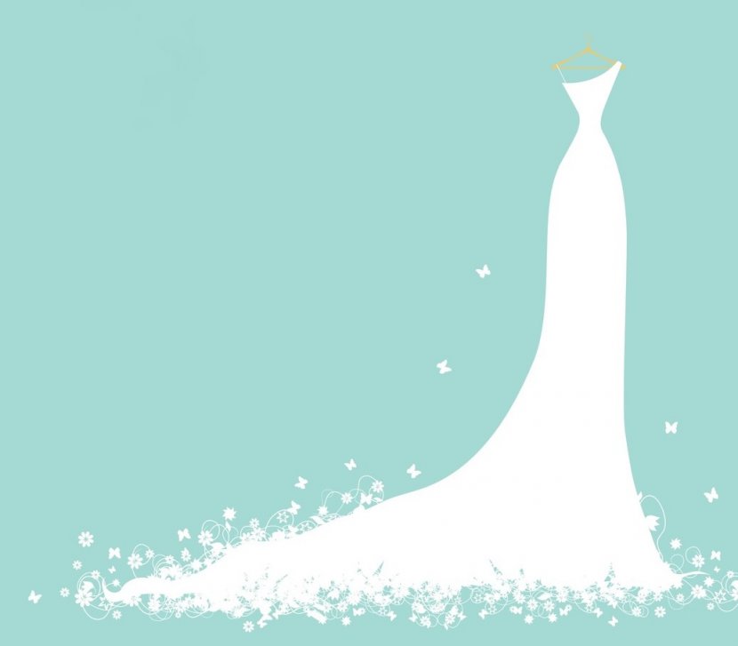 Wedding Invitation Bride Clip Art - Aqua - Bridal Shower Cliparts Transparent PNG