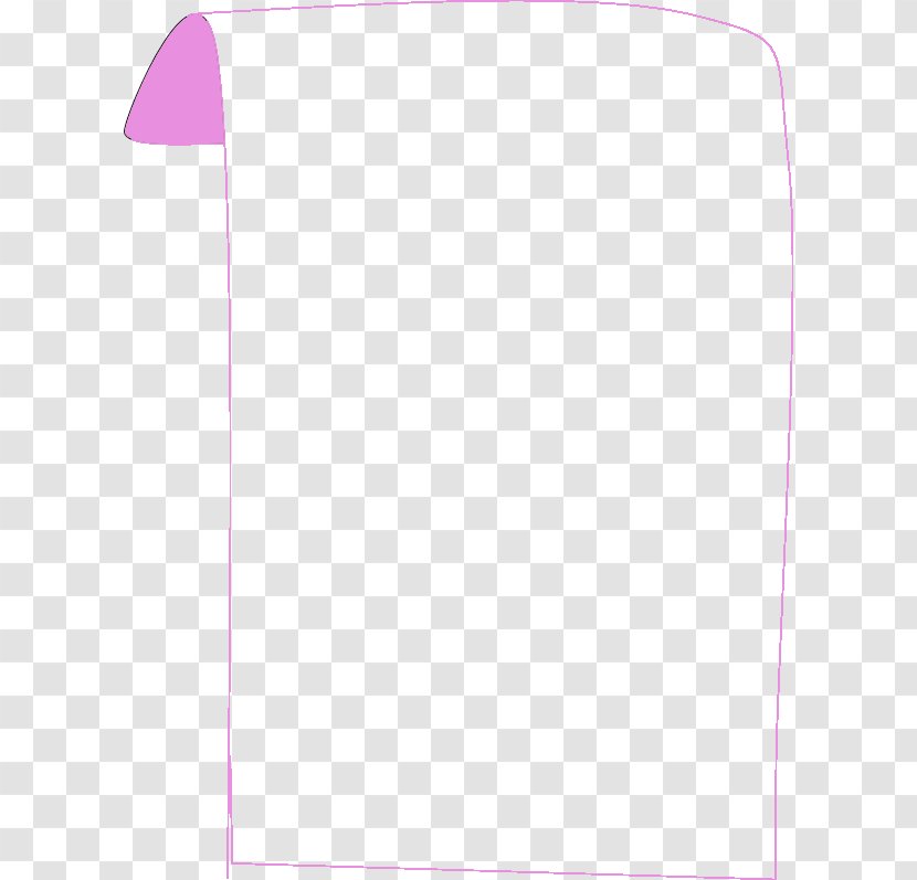 Paper Line Pink M Angle Font - Drives Transparent PNG