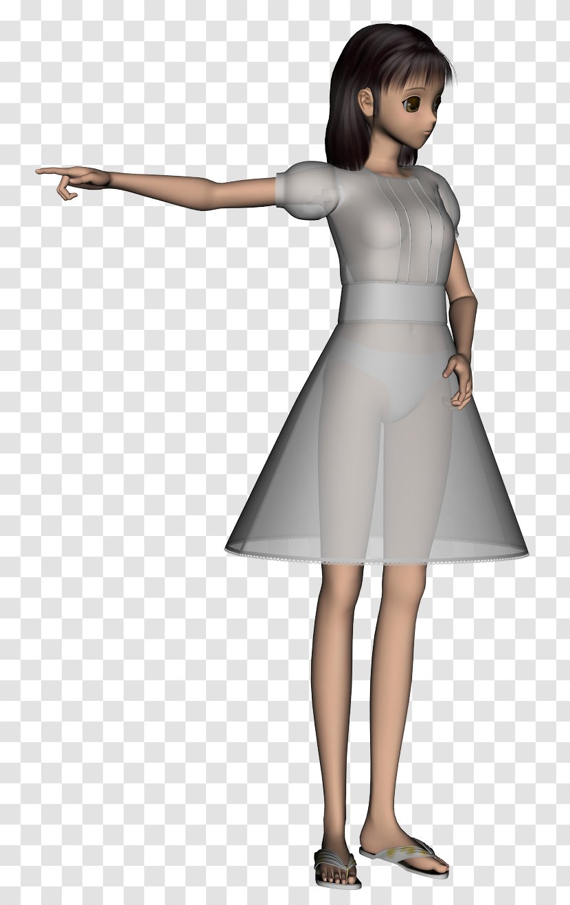 Cocktail Dress Shoulder - Heart - Poser Transparent PNG