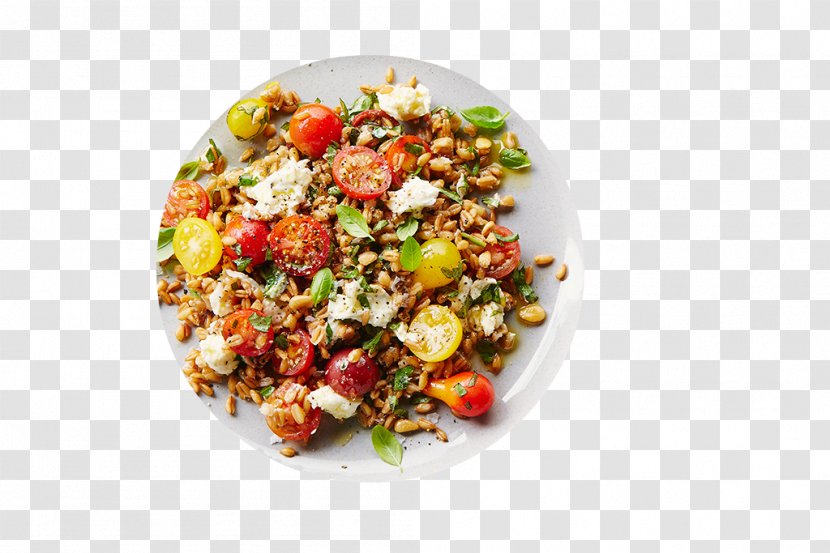 Caprese Salad Vegetarian Cuisine Recipe Farro Transparent PNG