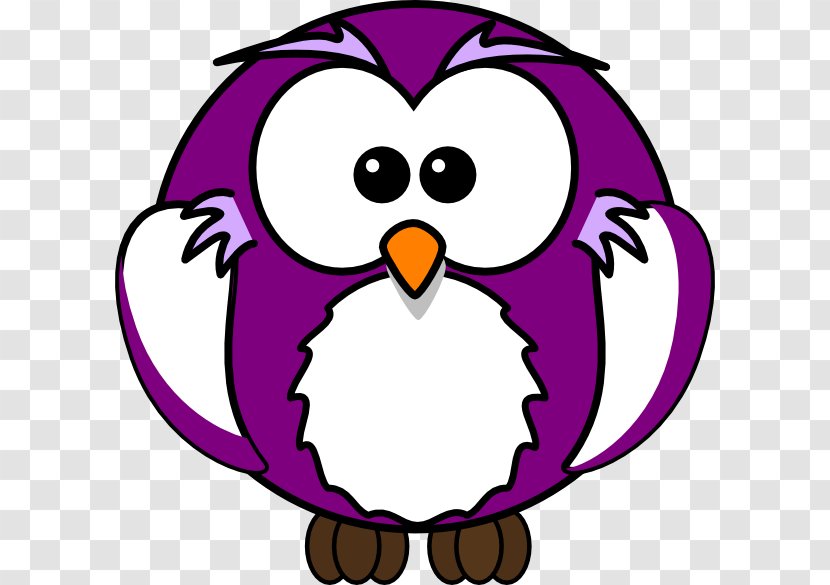 Owl Bird Cartoon Drawing Clip Art - Great Horned Transparent PNG