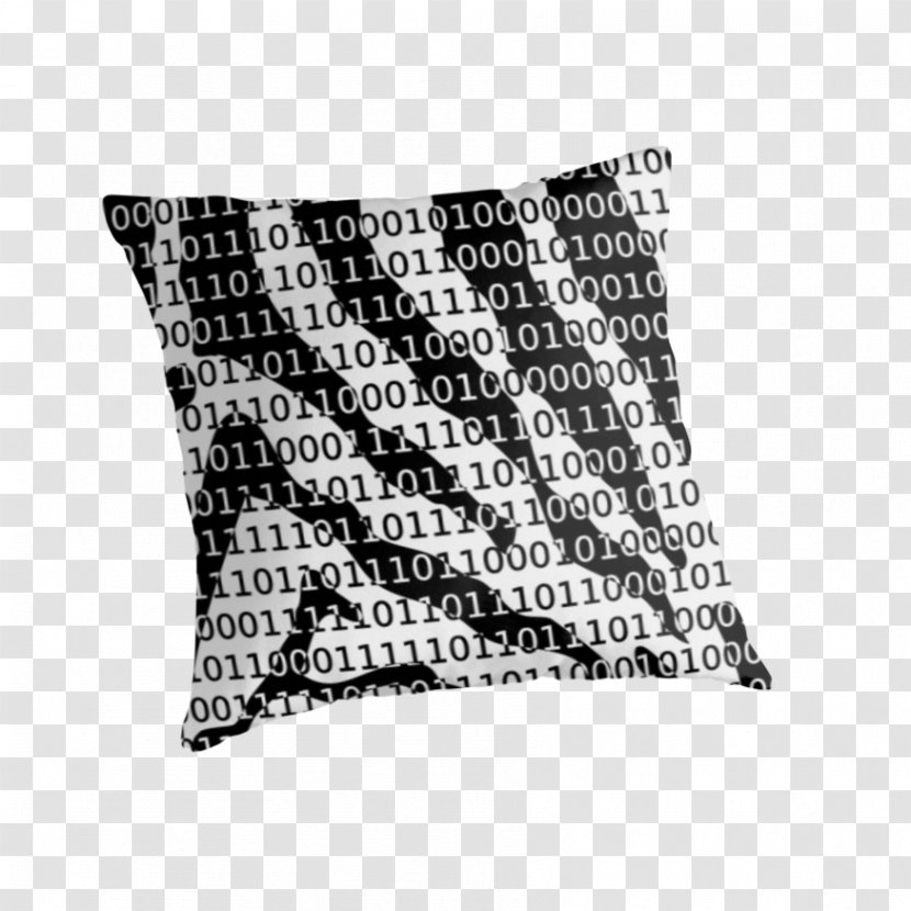 Cushion Throw Pillows White Black - Pillow Transparent PNG