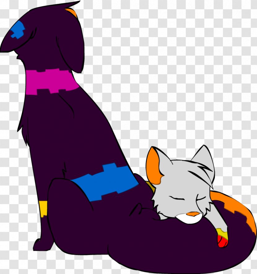 Whiskers Dog Cat Clip Art - Violet Transparent PNG