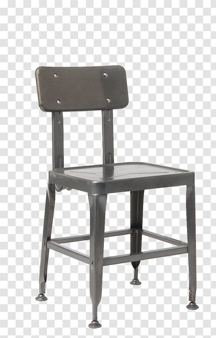 Table Tolix Bar Stool Chair Seat - Industrial Style - Bulldozer Transparent PNG