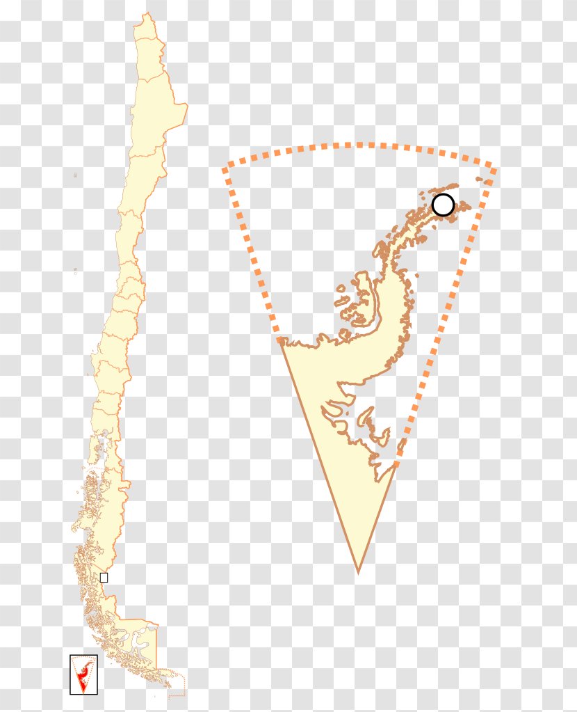 Chilean Antarctic Territory Antarctica Tricontinental Chile Antártica - Magallanes Region - Map Transparent PNG