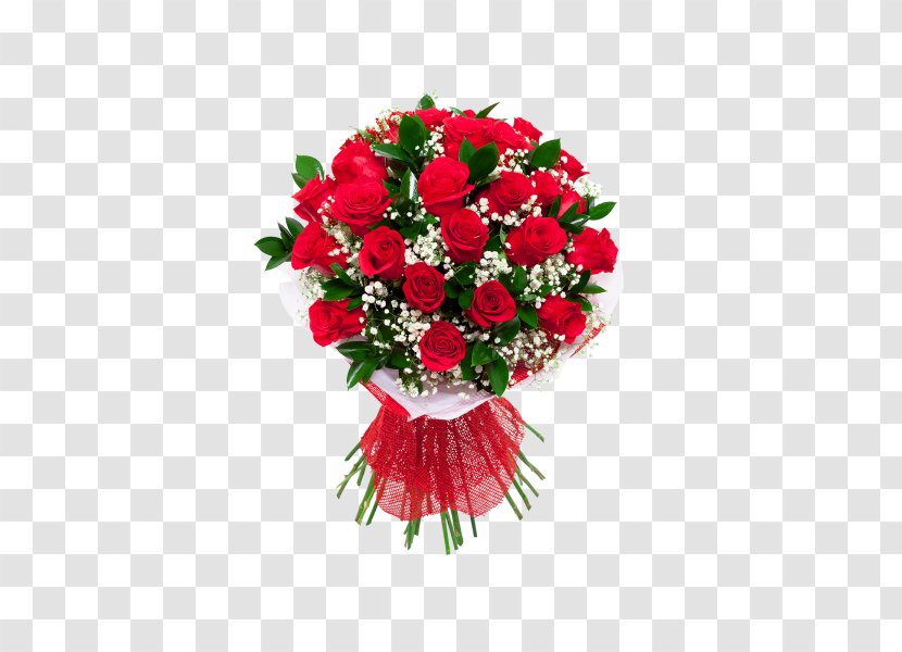 Rose Flower Bouquet Cut Flowers Floristry - Garden Roses Transparent PNG